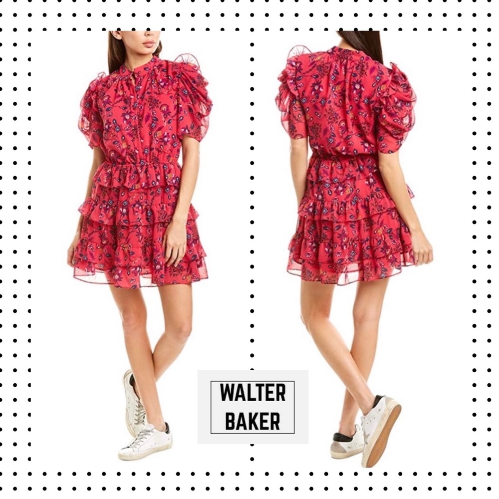 NWT Walter Baker - Resse Floral Mini Dress 8